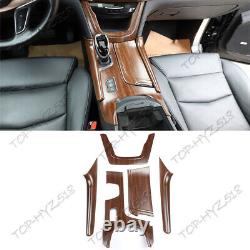 Wood Grain Car Interior Kit Full Set Cover Trim For Cadillac XT5 2017-2019 20pcs