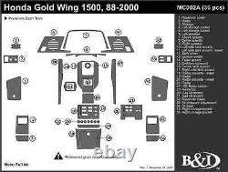 Wood Grain Dash Kit For Honda Goldwing 1988-2000