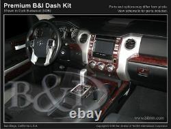 Wood Grain Dash Kit For Toyota Tundra 2014-2020 (fits Bucket Seats)