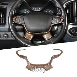 Wood Grain Interior Dashboard Cover Trims Accessories Kit for Chevy Colorado 14+