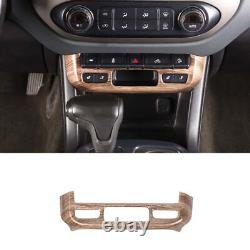 Wood Grain Interior Dashboard Cover Trims Accessories Kit for Chevy Colorado 14+