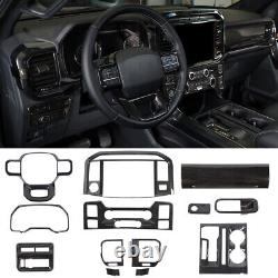 Wood Grain Interior Decoration Trim Cover Kit For Ford F150 21+ Accessories 13pc