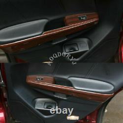 Wood Grain Look Interior Decor Trim Kit 20P For Honda Accord 4DR EX LX 2008-2012