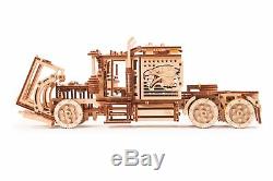 Wood Trick Big Rig Car Truck Mechanical Wooden 3D Puzzle Model Assembly DIY Kit