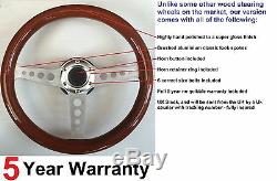 Wood Wood Rim Steering Wheel & Boss Kit Hub For Mazda Mk1 Mx3 Mx5 350mm New