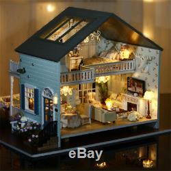 Wooden Doll House Vintage Cottage Kit Wood Dollhouse DIY Girls Queen's Town au
