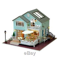 Wooden Doll House Vintage Cottage Kit Wood Dollhouse DIY Girls Queen's Town au
