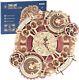 Wooden Puzzles for Adults-Wooden Clock Puzzle Kit-Wood Model Kits to Build for
