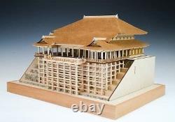 Woody JOE 1/150 Kiyomizu Temple Main Hall Stage Wood Model Kit From Japan New
