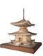 Woody JOE 1/50 Ishiyama temple Treasure Tower Wooden Model Assembly Kit