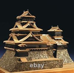 Woody Joe 1/150 Kumamoto Castle wooden model assembly kit From Japan New