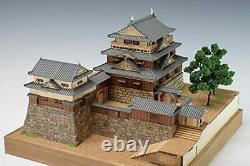 Woody Joe 1/150 Matsuyama Castle Wooden model Assembly kit from JAPAN New