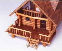 Woody Joe 1/24 Log-House Wooden Model Kit Japan