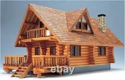 Woody Joe 1/24 Log-House Wooden Model Kit from Japan New