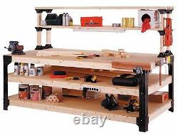 Workbench Assembly Kit DIY Custom Work Storage Shelving System 2x4 ShelfLinks