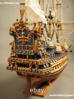 ZHL the updated version Le Soleil Royal ship model kits scale 1/90 L 40.2